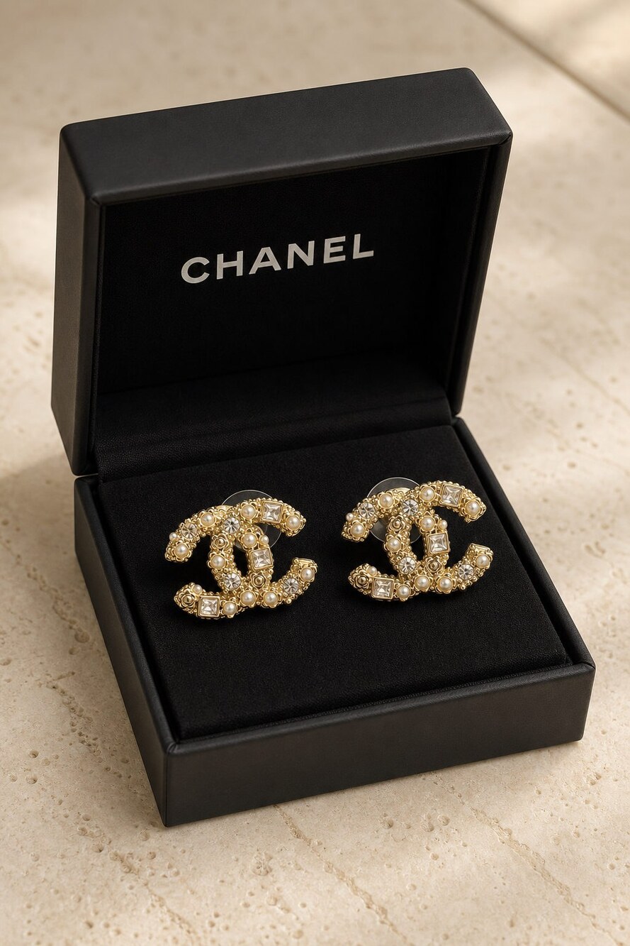 CHANEL Classic Parisian Earrings Style 22 | New with Box - Picture 7 of 9